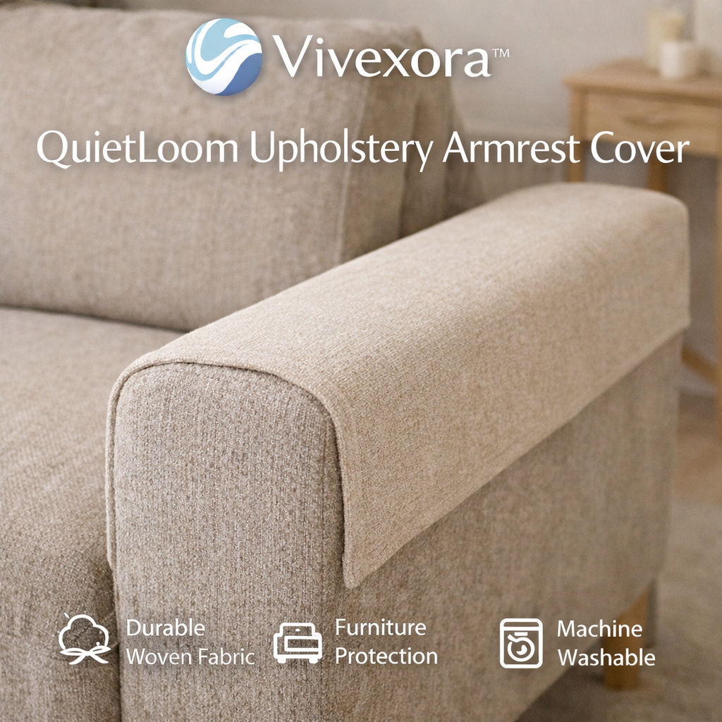 Vivexora™ QuietLoom Upholstery Armrest Cover